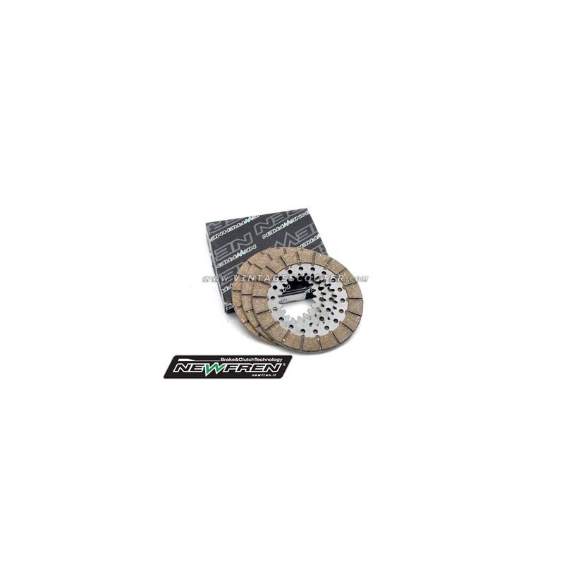 Disques embrayage garnis x 3 Vespa 150 GS VS2-5 1956-59